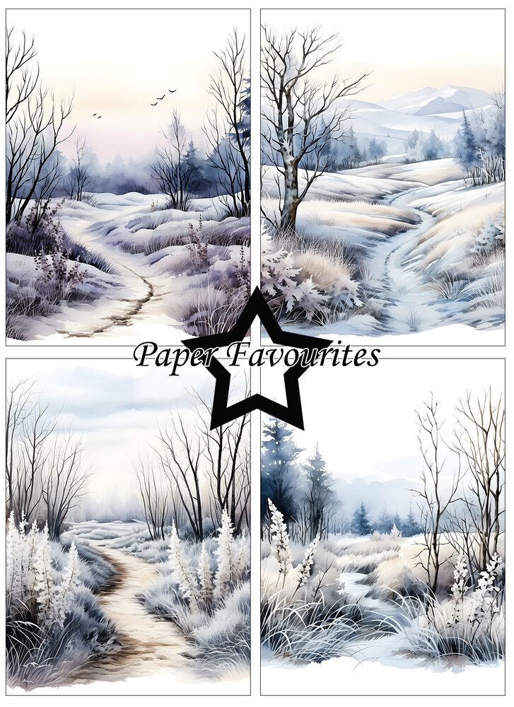 Paper Favourites Frosty Winter A6 Paper Pad (PFA590)
