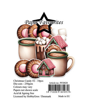 Paper Favourites Die-Cuts A7 Christmas Candy #2 (18pcs) (PFD028)