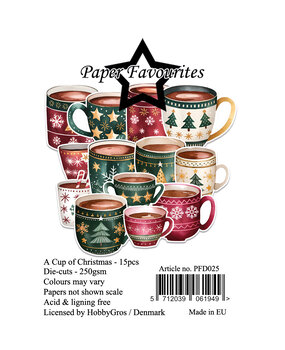 Paper Favourites Die-Cuts A7 A Cup of Christmas (15pcs) (PFD025)