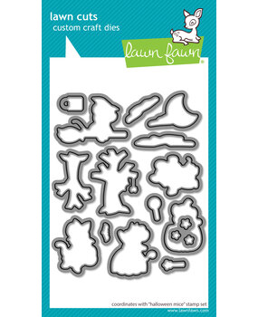 Lawn Fawn Halloween Mice Lawn Cuts Dies (LF3849)