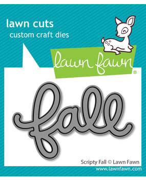 Lawn Fawn Scripty Fall Lawn Cuts Dies (LF3871)