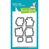 Lawn Fawn Spring Basket Add-On Fall Lawn Cuts Dies (LF3854)