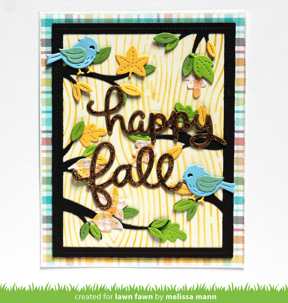 Lawn Fawn Woodgrain Lawn Clippings Stencil (LF3874) Lawn Fawn Woodgrain Lawn Clippings Stencil (LF3874)