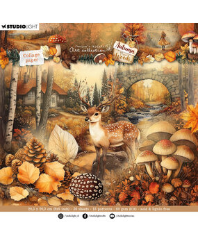 Studio Light Autumn In The Woods Collage Paper (JMA-AW-CPP386)