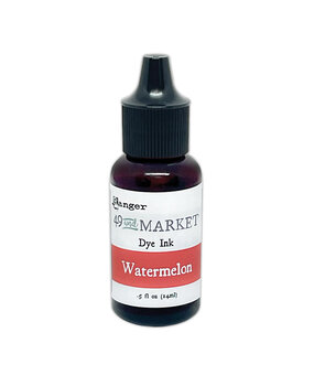 Ranger 49 & Market Dye Ink Re-Inkers Watermelon 0.5 fl oz (FMI92650)