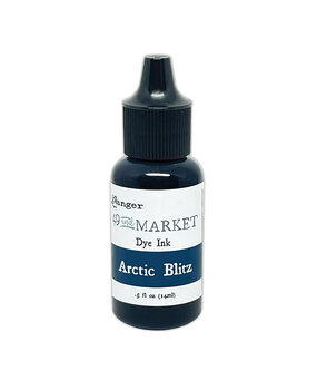 Ranger 49 & Market Dye Ink Re-Inkers Arctic Blitz 0.5 fl oz (FMI92513)