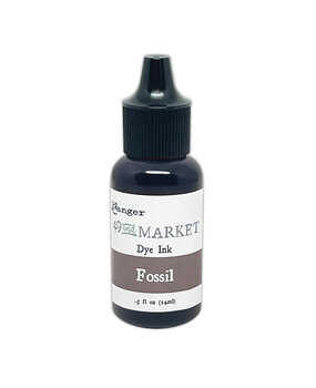 Ranger 49 & Market Dye Ink Re-Inkers Fossil 0.5 fl oz (FMI92544)