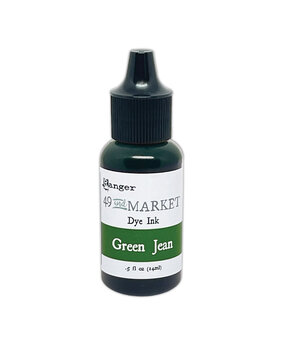 Ranger 49 & Market Dye Ink Re-Inkers Green Jean 0.5 fl oz (FMI92551)