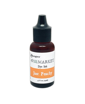 Ranger 49 & Market Dye Ink Re-Inkers Just Peachy 0.5 fl oz (FMI92568)