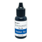 Ranger 49 & Market Dye Ink Re-Inkers Summer Sky 0.5 fl oz (FMI92643)