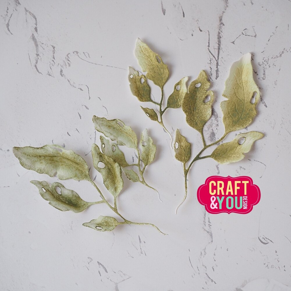 Craft & You Design Vintage Leaves by Gosia Dies (CW362) Craft & You Design Vintage Leaves by Gosia Dies (CW362)
