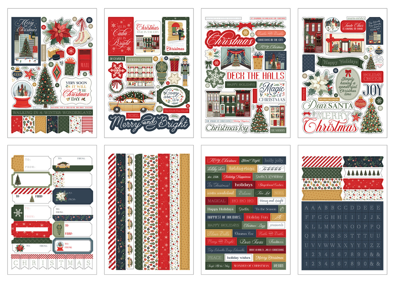 Carta Bella Christmas In The City Sticker Book (CBCIC456029)