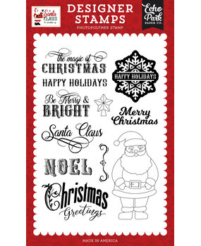 Echo Park Santa Claus Stamps Be Merry And Bright (SC457047)