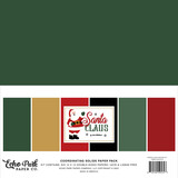 Echo Park Santa Claus 12x12 Inch Coordination Solids Paper Pack (SC457015)