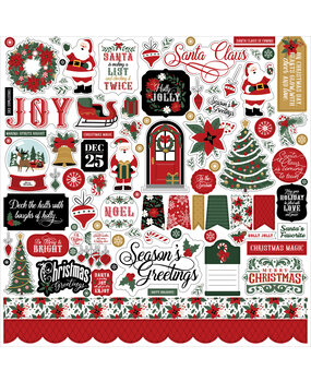 Echo Park Santa Claus Element Sticker (SC457014)