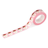 Echo Park Santa's Christmas Delivery Washi Tape Pink Jolly Santa (SCD459037)