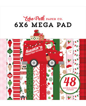 Echo Park Santa's Christmas Delivery 6x6 Inch Cardmakers Mega Pad (SCD459031) Echo Park Santa's Christmas Delivery 6x6 Inch Cardmakers Mega Pad (SCD459031)
