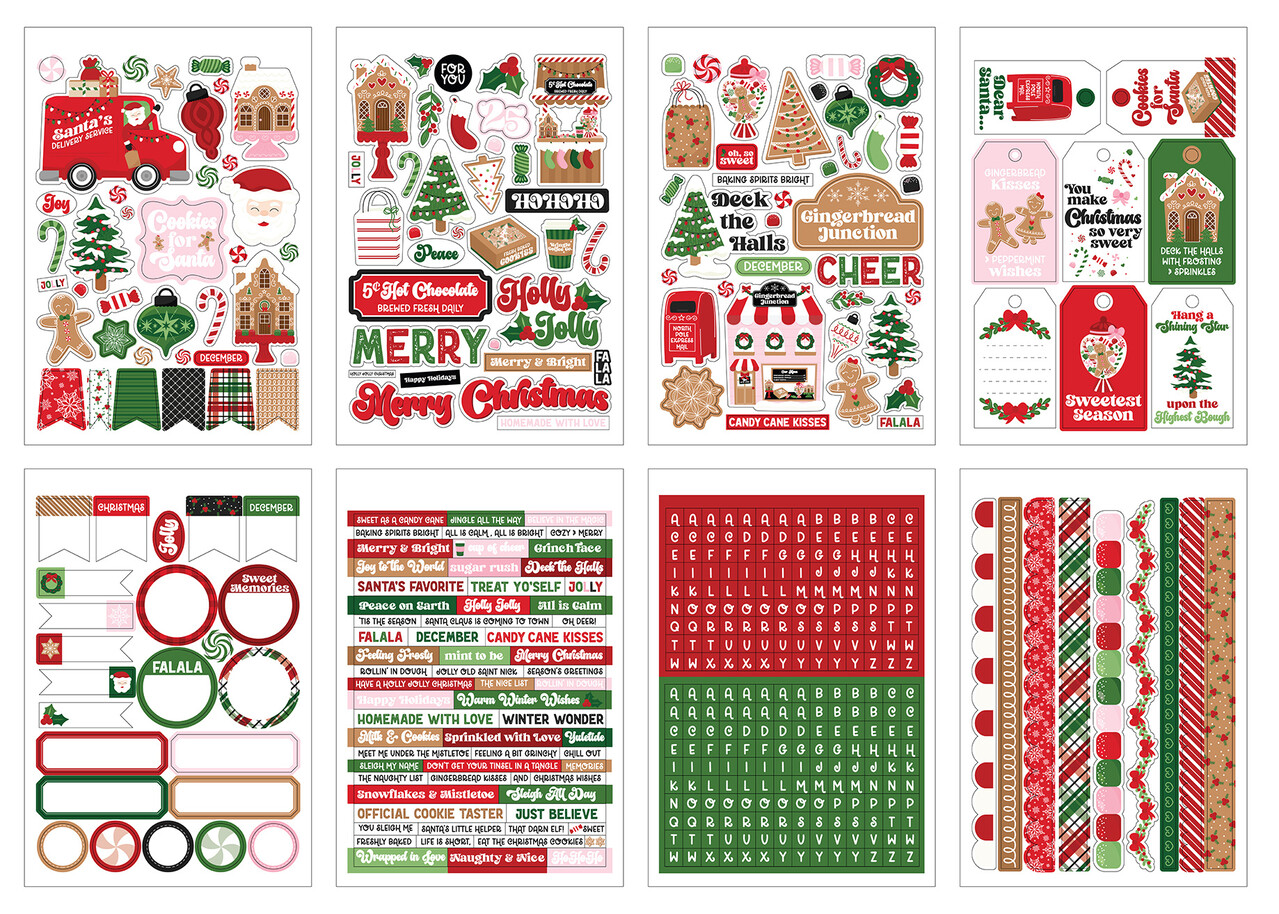 Echo Park Santa's Christmas Delivery Sticker Book (SCD459029)