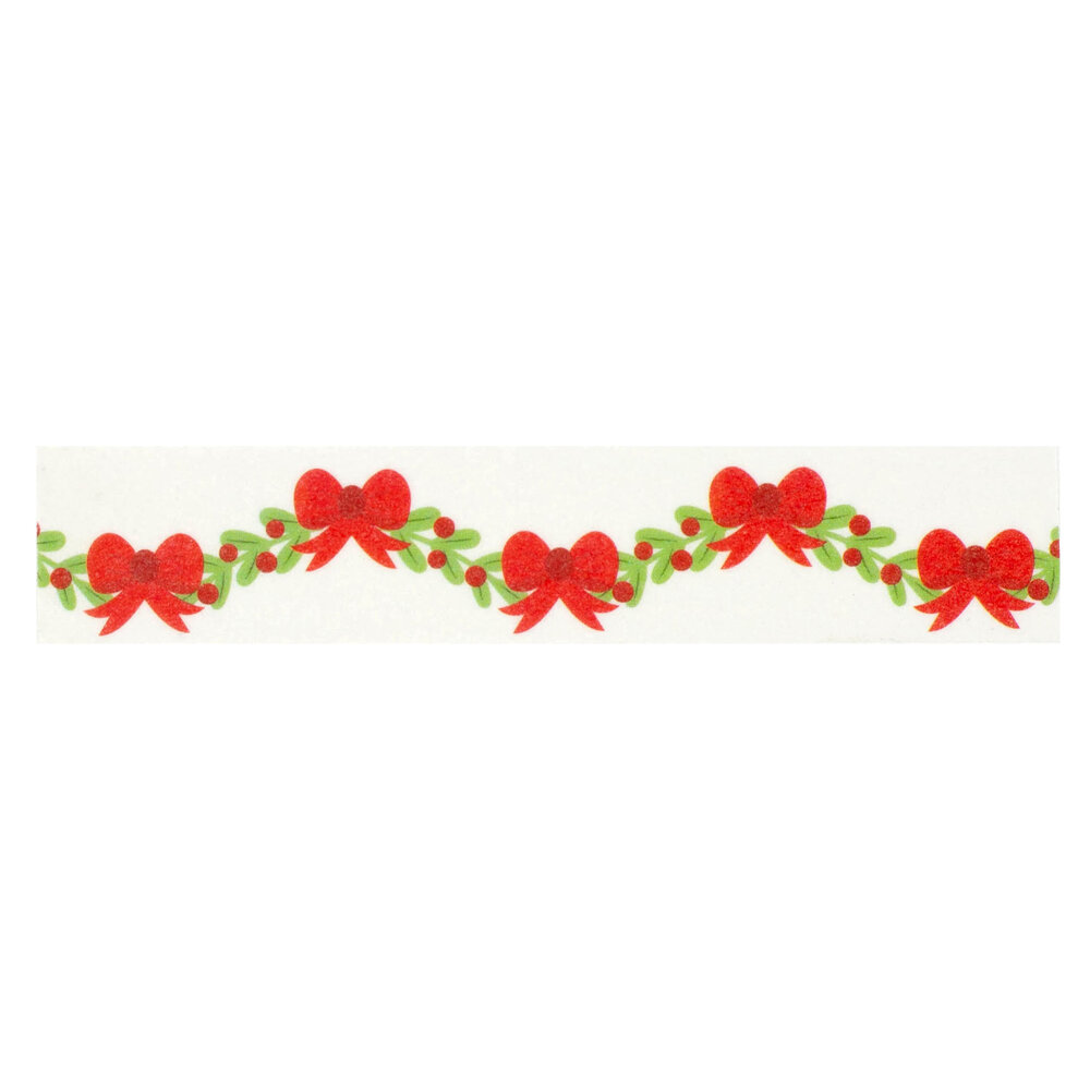 Echo Park Santa's Christmas Delivery Washi Tape Holly And Bows Garland (SCD459026)