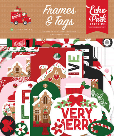 Echo Park Santa's Christmas Delivery Frames & Tags (SCD459025) Echo Park Santa's Christmas Delivery Frames & Tags (SCD459025)