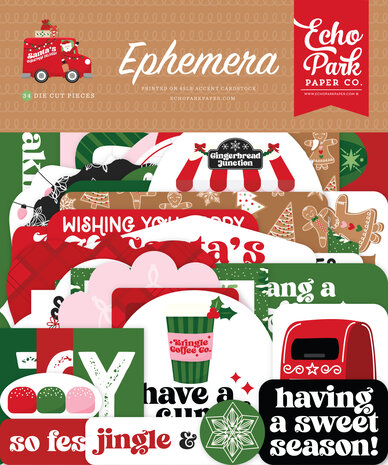 Echo Park Santa's Christmas Delivery Ephemera (SCD459024) Echo Park Santa's Christmas Delivery Ephemera (SCD459024)