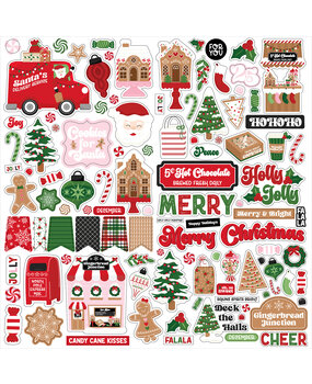 Echo Park Santa's Christmas Delivery Element Sticker (SCD459014) Echo Park Santa's Christmas Delivery Element Sticker (SCD459014)