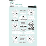 Creative Craftlab Merry Woofmass EN Friendz Clear Stamps (CCL-FR-STAMP874)