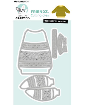 Creative Craftlab Friendz Cutting Die Accessoires Sweater (CCL-FR-CD988)