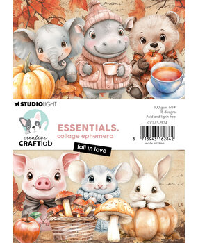Creative Craftlab Fall in Love Essentials Collage Ephemera (CCL-ES-PE34)