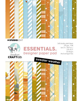 Creative Craftlab Sweater Weather Essentials Designer Paper Pad (CCL-ES-DPP379)
