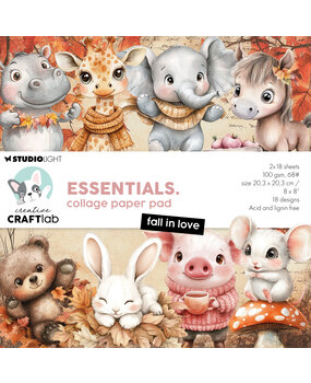 Creative Craftlab Fall in Love Essentials Collage Paper Pad (CCL-ES-CPP381)