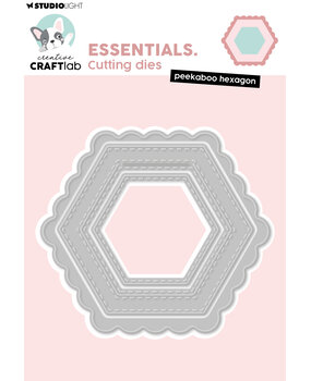 Creative Craftlab Peekaboo Hexagon Essentials Cutting Die (CCL-ES-CD1047)