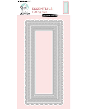 Creative Craftlab Slimline Scallop Essentials Cutting Die (CCL-ES-CD1046)