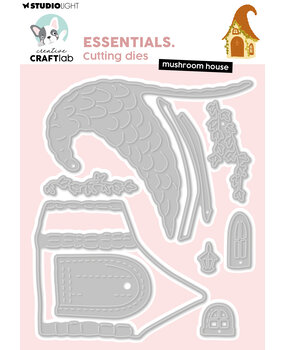 Creative Craftlab Mushroom House Essentials Cutting Die (CCL-ES-CD1044)