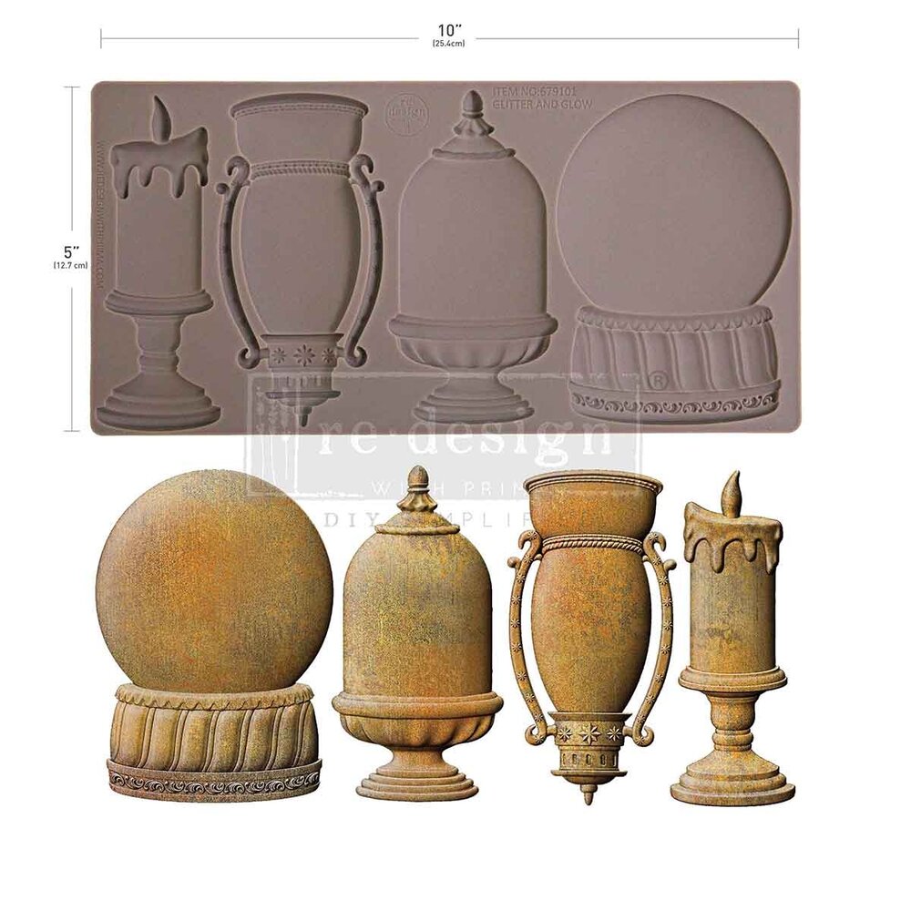 Re-Design with Prima Glitter And Glow 5x10 Inch Decor Moulds (679101) Re-Design with Prima Glitter And Glow 5x10 Inch Decor Moulds (679101)
