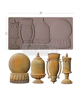 Re-Design with Prima Glitter And Glow 5x10 Inch Decor Moulds (679101)