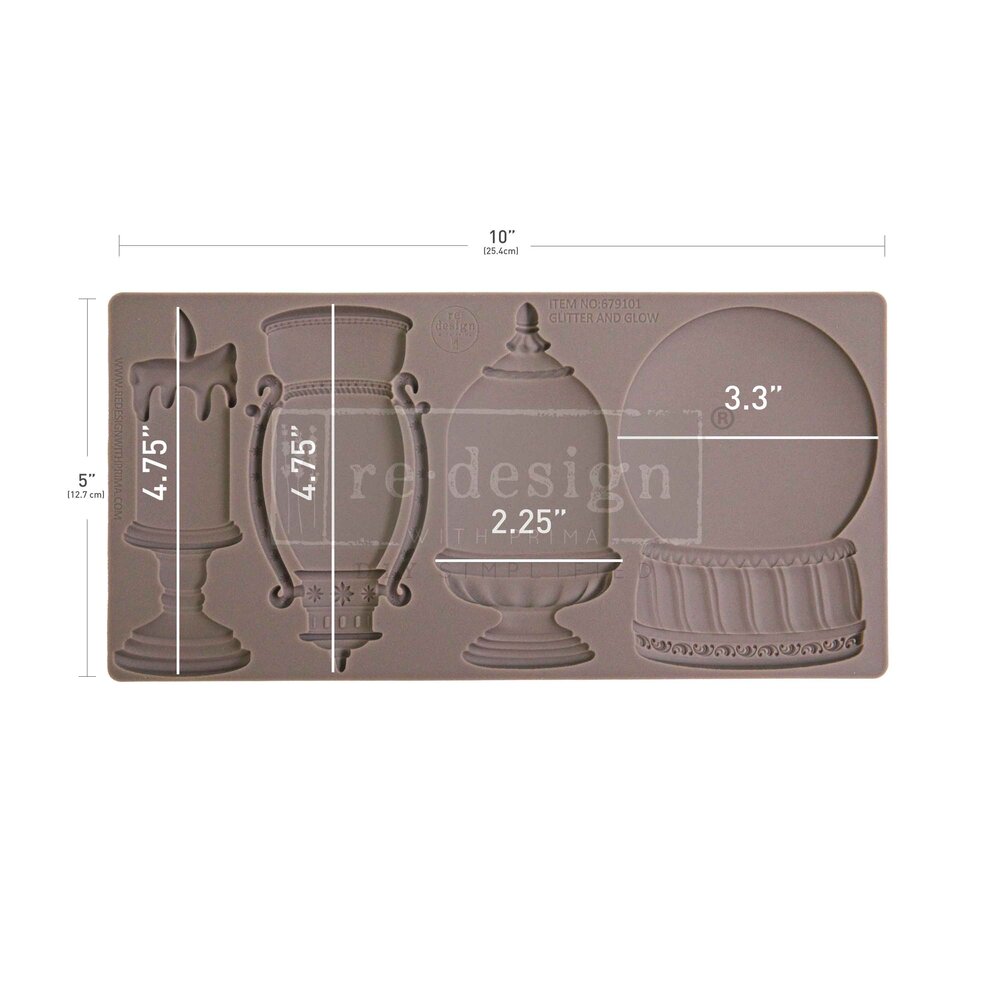 Re-Design with Prima Glitter And Glow 5x10 Inch Decor Moulds (679101) Re-Design with Prima Glitter And Glow 5x10 Inch Decor Moulds (679101)