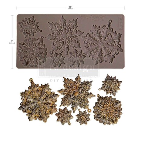 Re-Design with Prima Frosted Snowflake Wonders 5x10 Inch Decor Moulds (677404) Re-Design with Prima Frosted Snowflake Wonders 5x10 Inch Decor Moulds (677404)