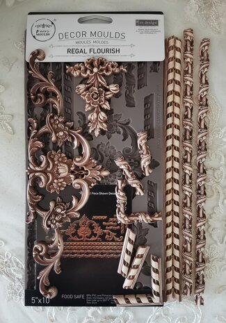 Re-Design with Prima Regal Flourish 5x10 Inch Decor Moulds (679248) Re-Design with Prima Regal Flourish 5x10 Inch Decor Moulds (679248)