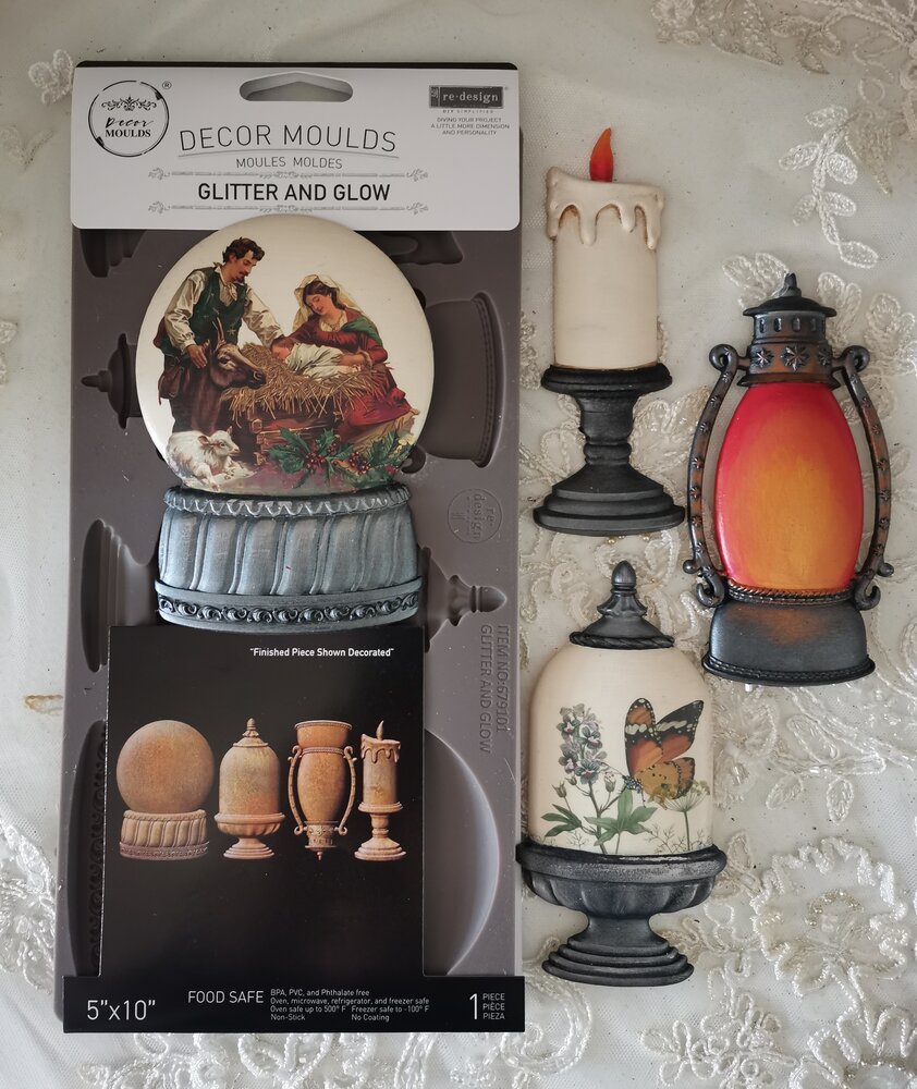 Re-Design with Prima Glitter And Glow 5x10 Inch Decor Moulds (679101) Re-Design with Prima Glitter And Glow 5x10 Inch Decor Moulds (679101)