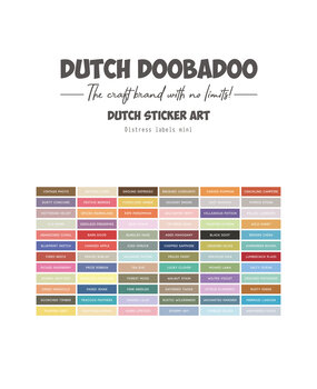Dutch Doobadoo Dutch Sticker A5 Mini Distress Labels (491.200.039)