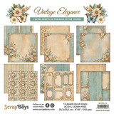 ScrapBoys Vintage Elegance 8x8 Inch Paper Pad (SB-VIEL-10)