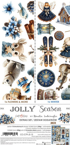Craft O'Clock Jolly Season Extras Set Mix (CC-C79-JS-13) Craft O'Clock Jolly Season Extras Set Mix (CC-C79-JS-13)
