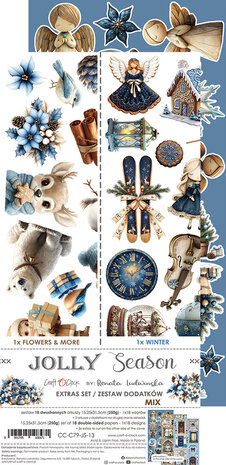 Craft O'Clock Jolly Season Extras Set Mix (CC-C79-JS-13) Craft O'Clock Jolly Season Extras Set Mix (CC-C79-JS-13)