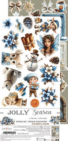 Craft O'Clock Jolly Season Extras Set Mix (CC-C79-JS-13) Craft O'Clock Jolly Season Extras Set Mix (CC-C79-JS-13)