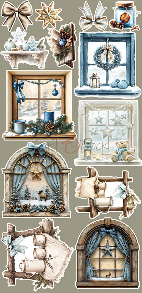 Craft O'Clock Jolly Season Extras Set Mix (CC-C79-JS-13) Craft O'Clock Jolly Season Extras Set Mix (CC-C79-JS-13)