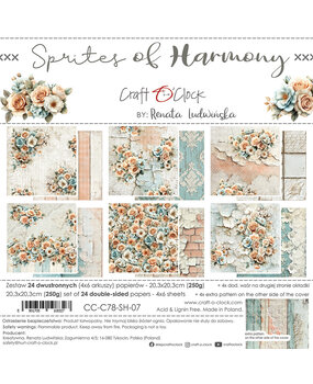 Craft O'Clock Sprites of Harmony 8x8 Inch Paper Set (CC-C78-SH-07)