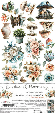 Craft O'Clock Sprites of Harmony Extras Set Flowers & More (CC-C78-SH-11)