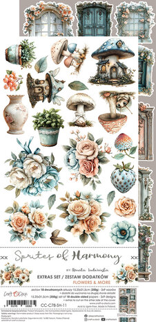 Craft O'Clock Sprites of Harmony Extras Set Flowers & More (CC-C78-SH-11)