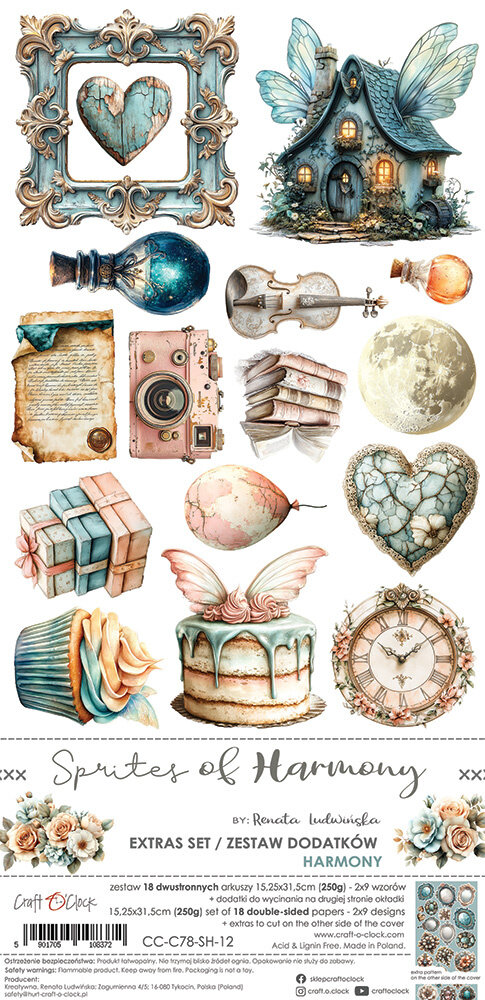 Craft O'Clock Sprites of Harmony Extras Set Harmony (CC-C78-SH-12)